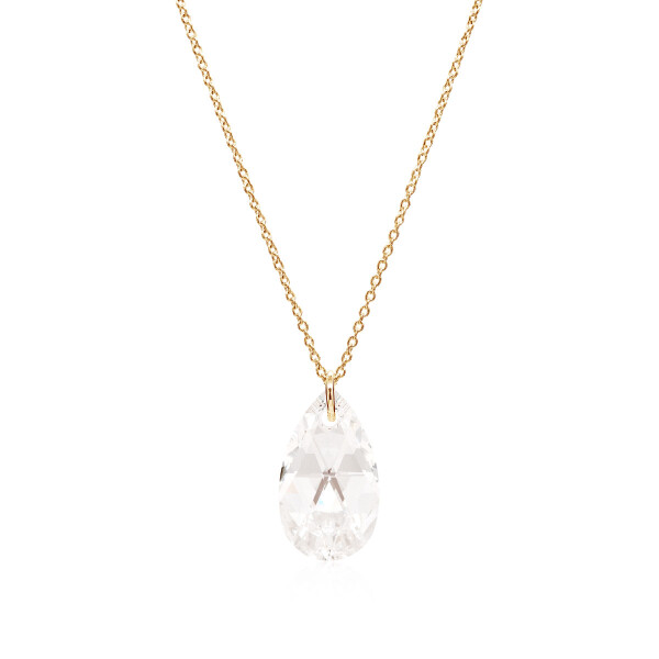 Halskette mit Swarovski Kristall PEAR