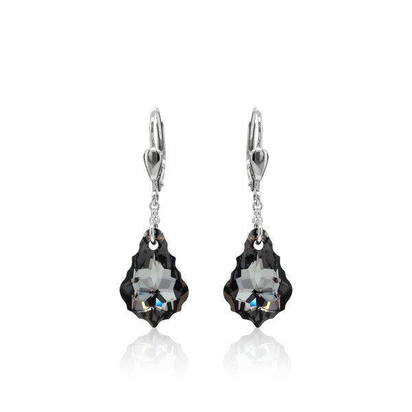 Pendel-Ohrhänger mit Swarovski Kristall BAROQUE