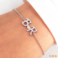 Armband Herz mit Euren Buchstaben