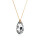 Crystal & Silver Halskette Pear Argent Light Silber vergoldet