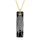 Crystal & Silver Halskette Baguette Silver Night Silber vergoldet