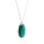 Crystal & Silver Halskette Graphic Emerald in Silber