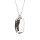 Crystal & Silver Halskette Graphic Silver Shade in Silber